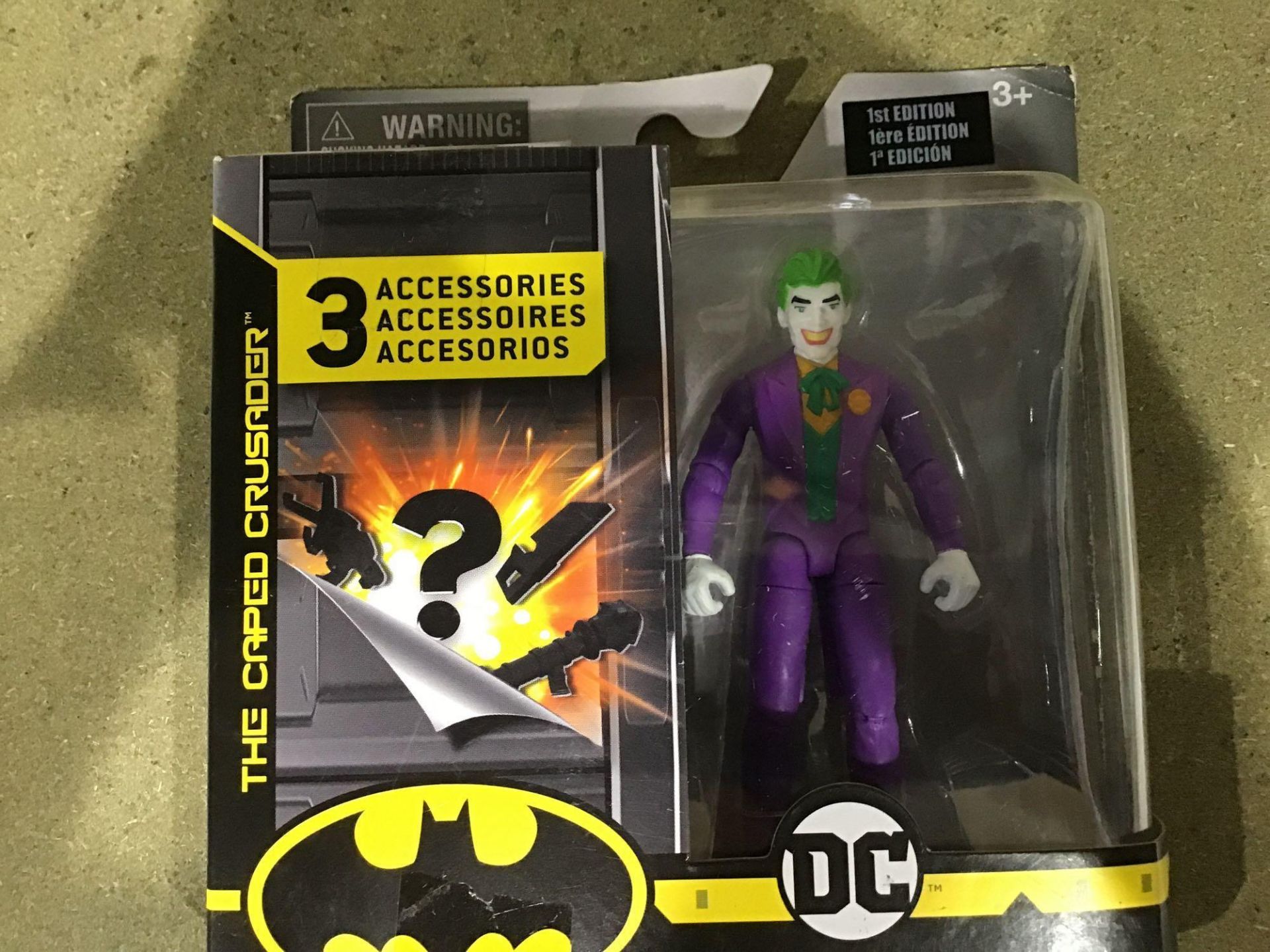 DC Batman The Joker Action Figure with 3 Mystery Accessories - Image 2 of 4