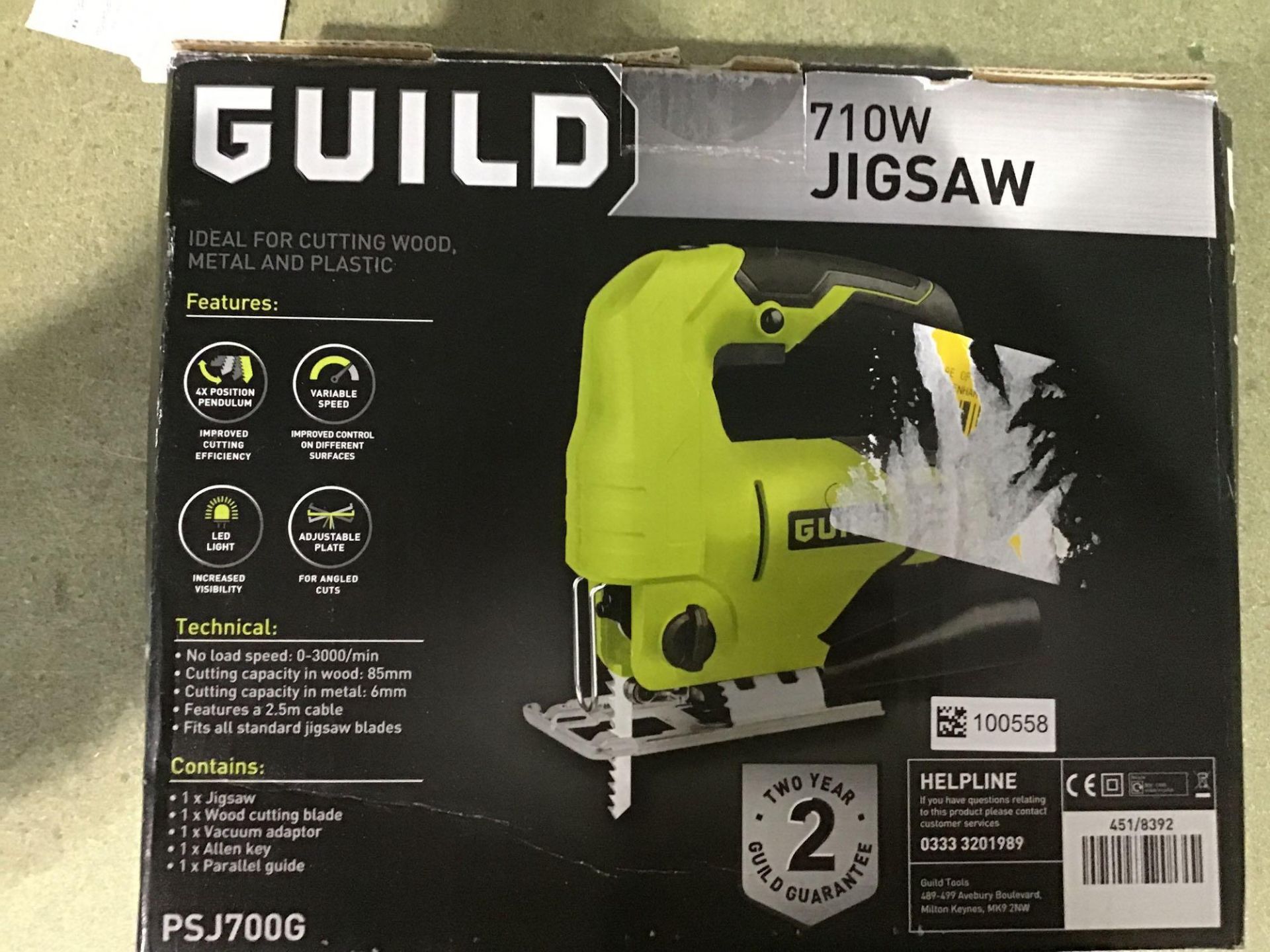 Guild Variable Speed Jigsaw - 710W - £30.00 RRP - Image 2 of 4