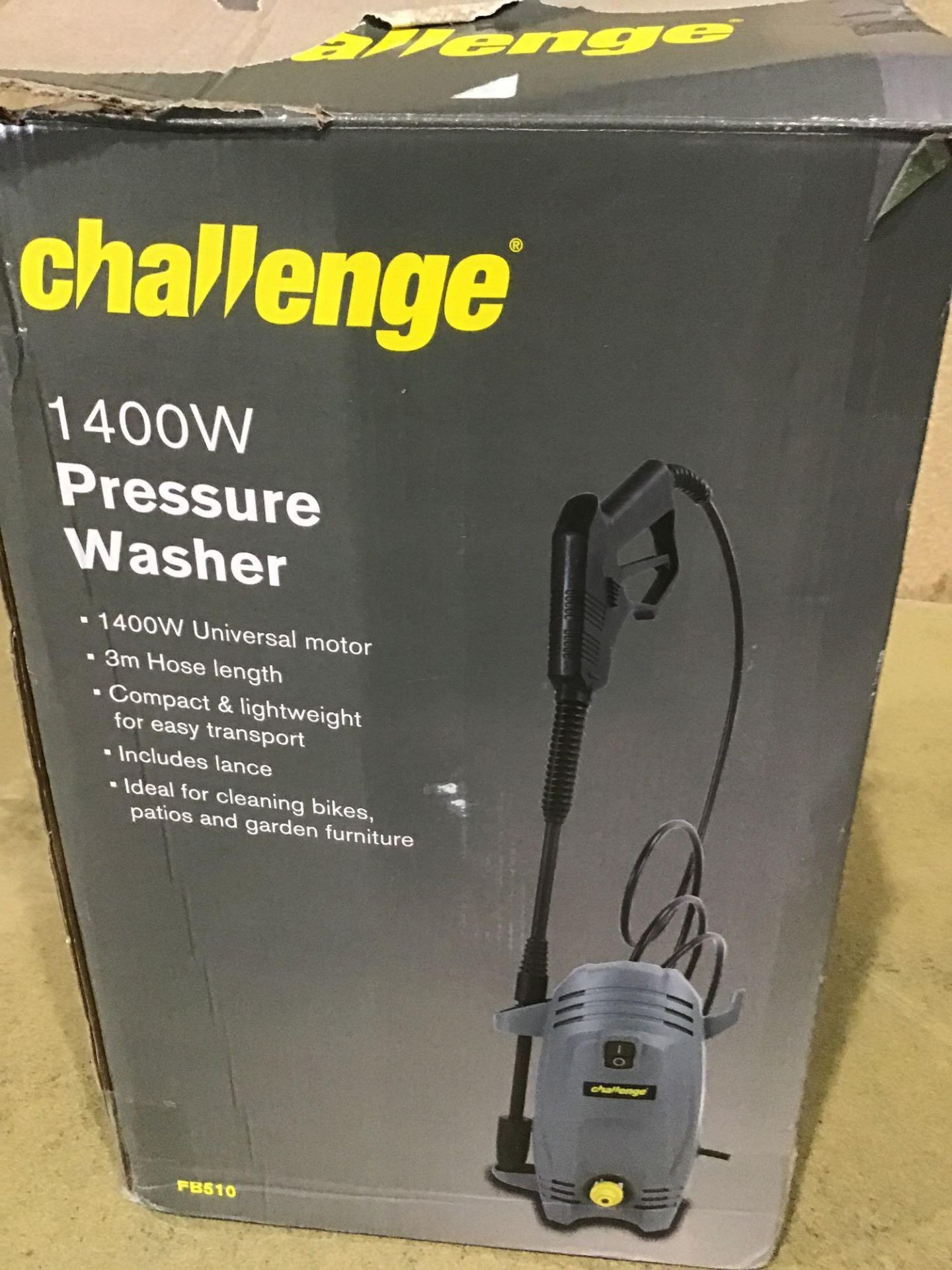 Challenge Pressure Washer - 1400W - £50.00 RRP
