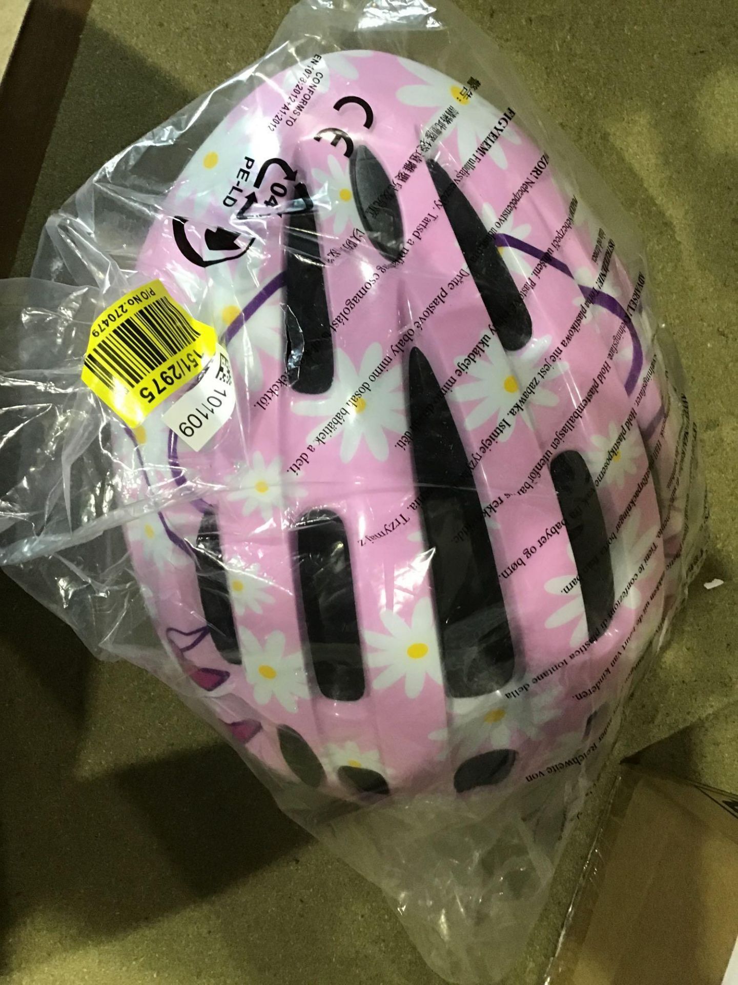 Challenge Bike Helmet Pink/White - Image 3 of 5