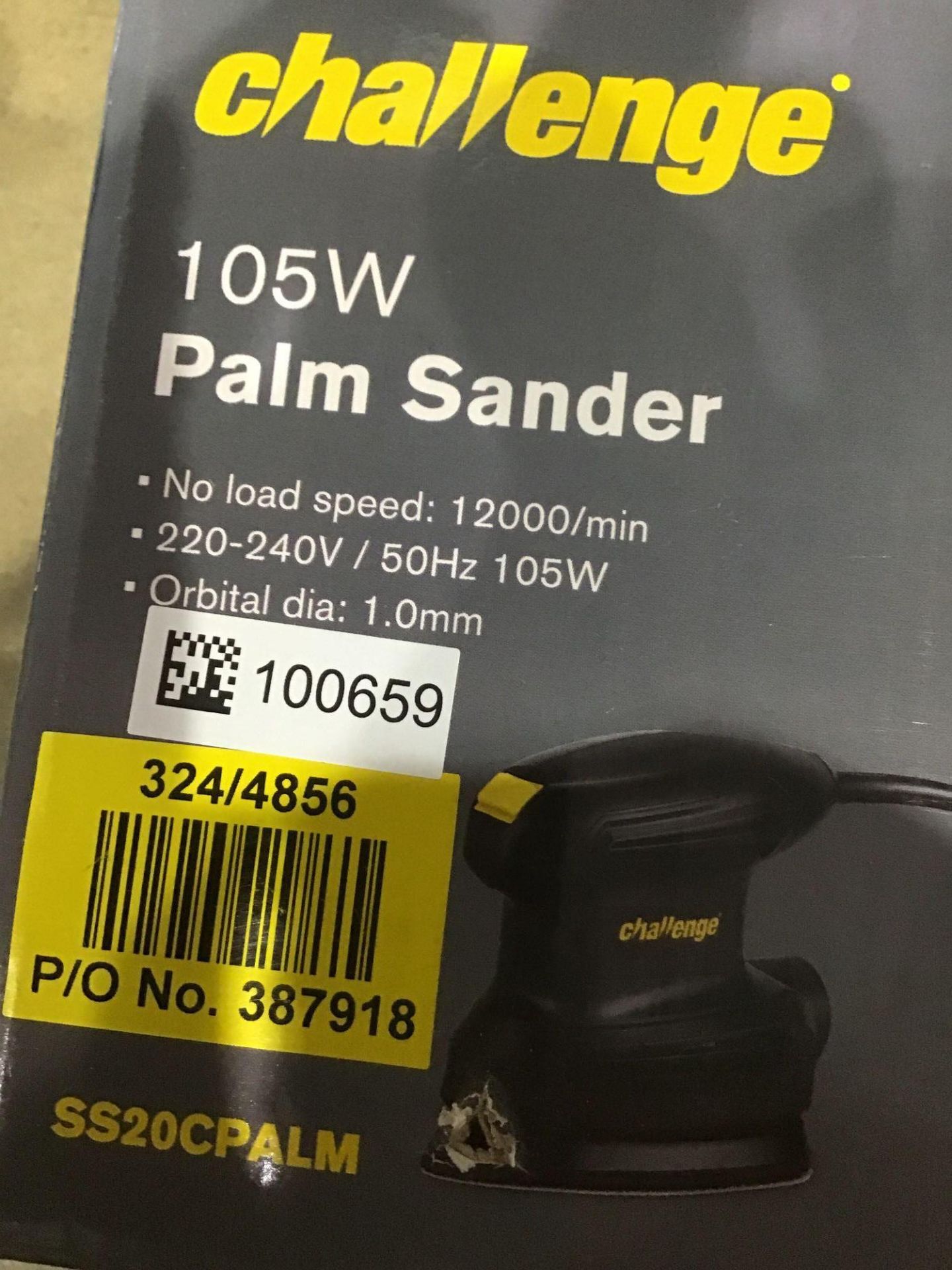 Challenge Corded Palm Sander - 105W - £15.00 RRP - Image 3 of 3