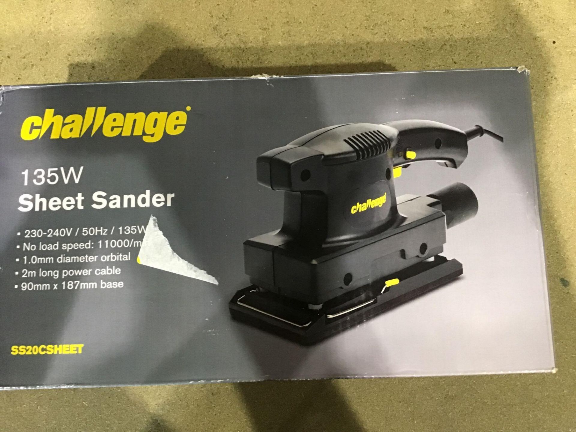 Challenge Corded Sheet Sander - 135W - £15.00 RRP - Image 2 of 3