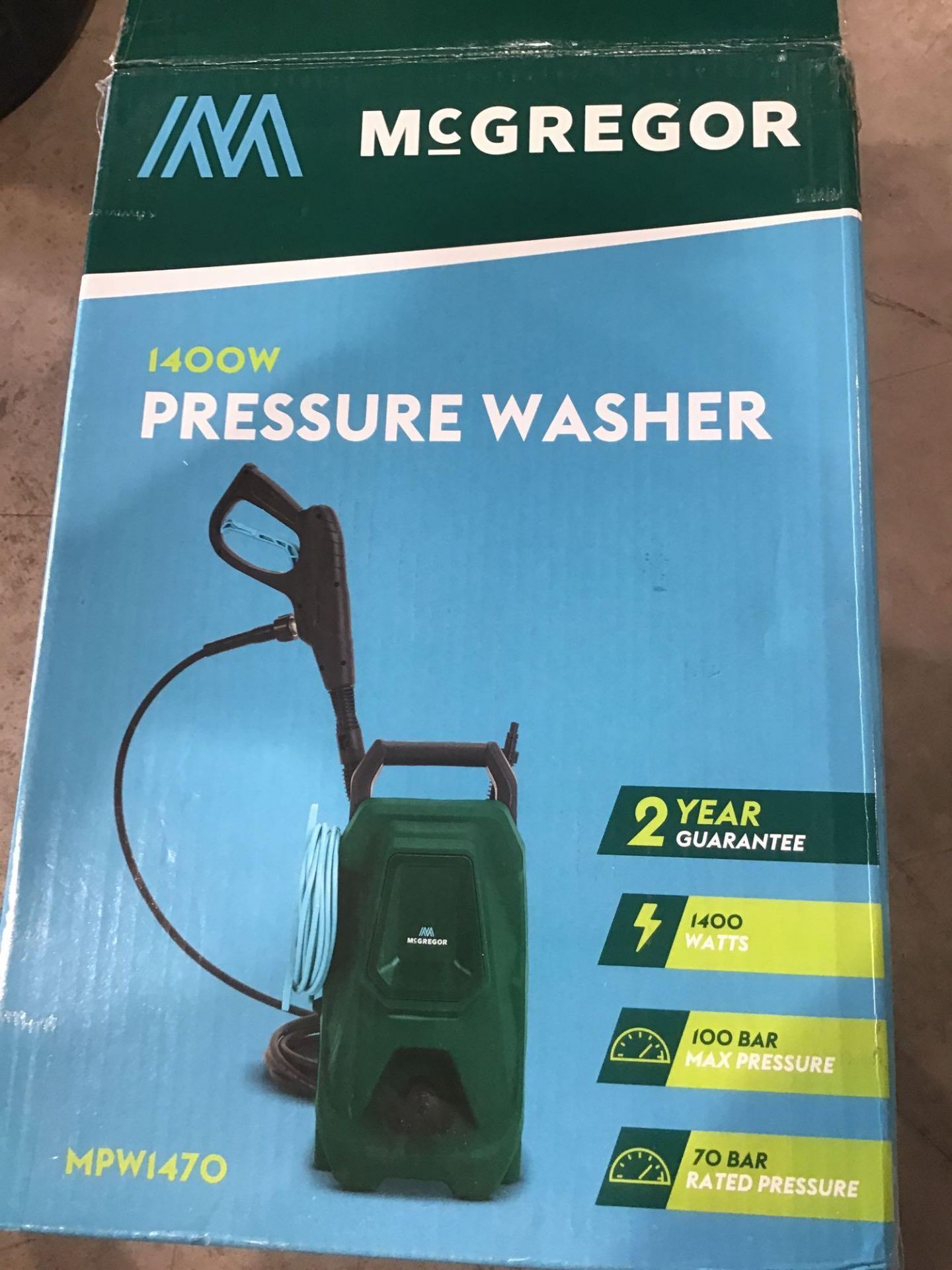 McGregor Pressure Washer - 1400W - £50.00 RRP - Image 2 of 3