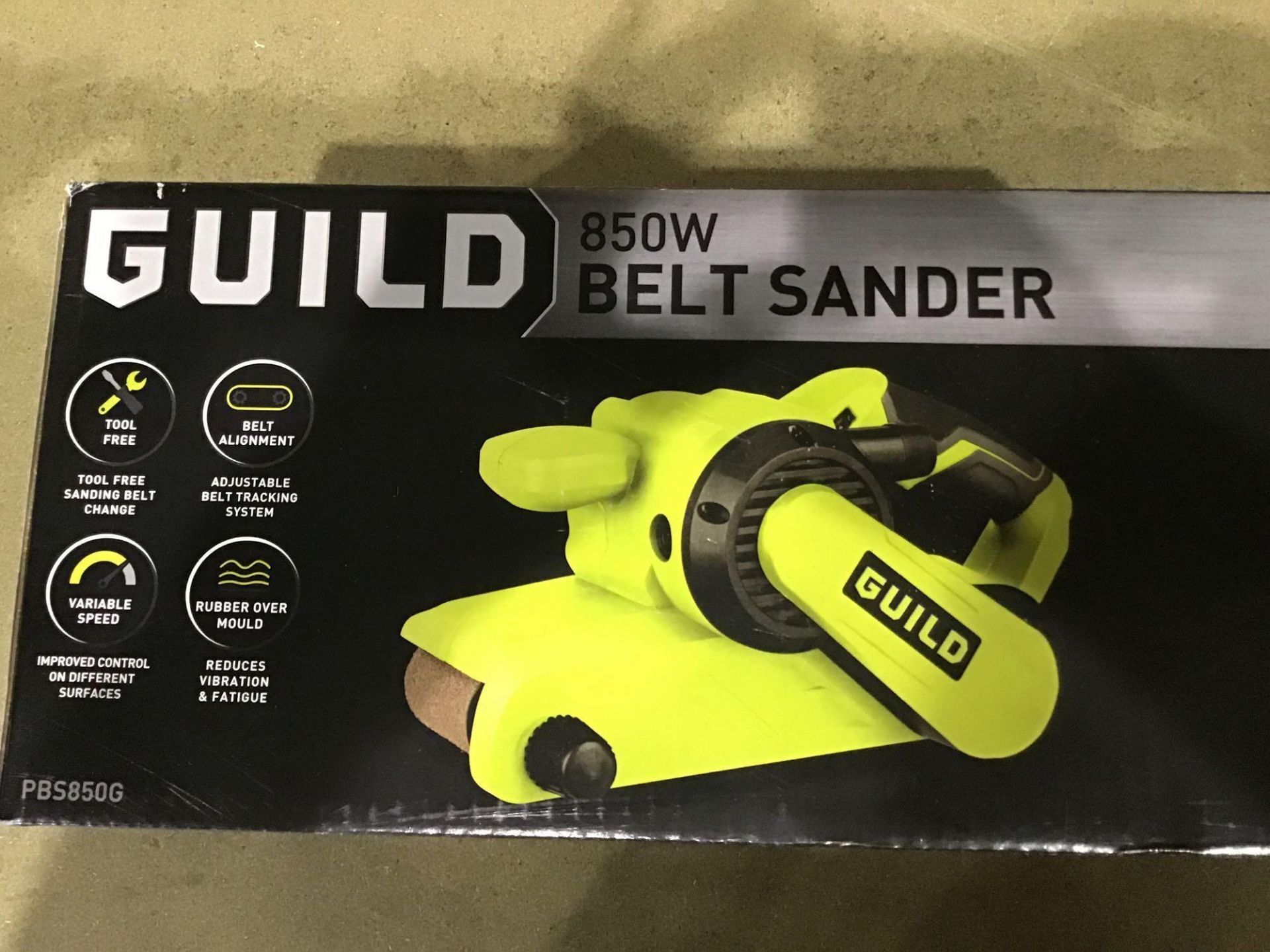 Guild Belt Sander - 850W - £45.00 RRP - Image 2 of 3