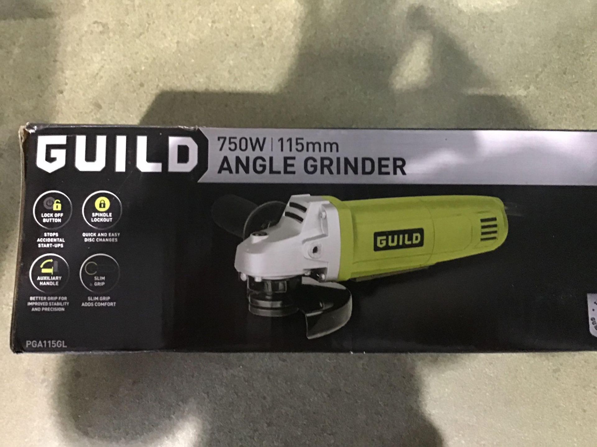 Guild 115mm Angle Grinder - 750W - £25.00 RRP - Image 2 of 4