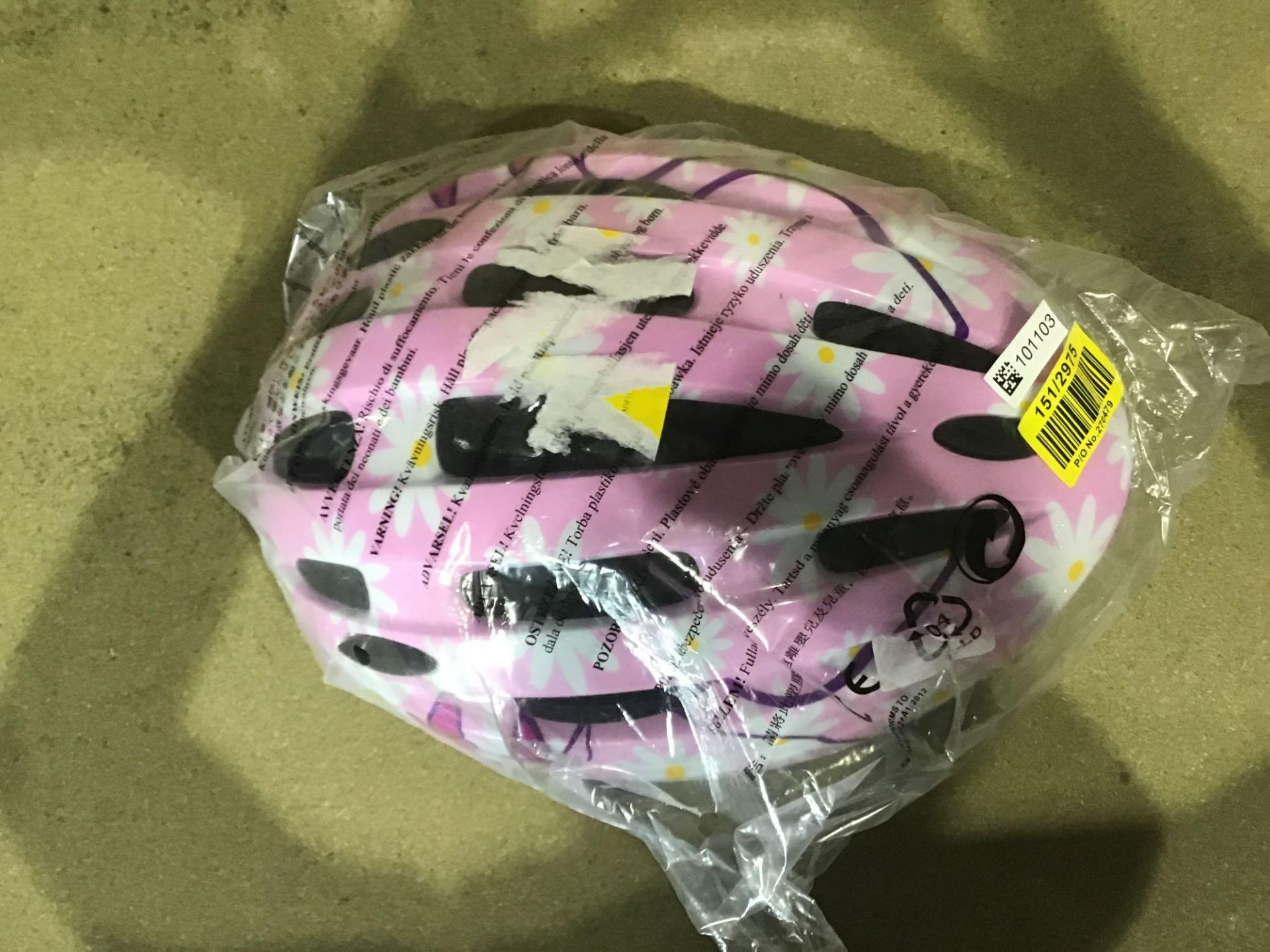 Challenge Bike Helmet Pink/White - Image 2 of 4