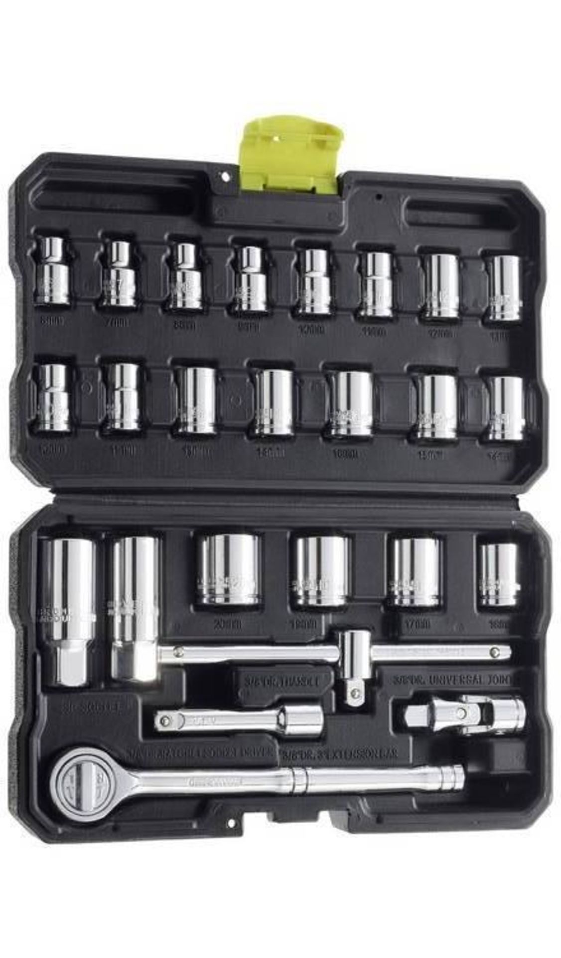 Guild 25 Piece 3/8 Inch Metric Socket Set - £18.00 RRP