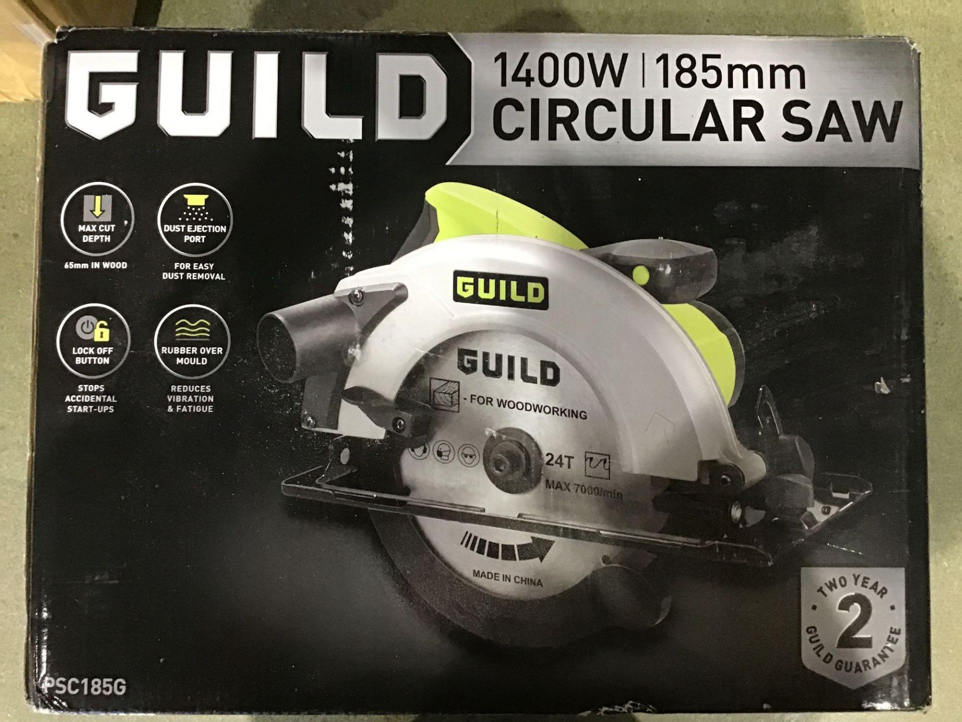 Guild 185mm Circular Saw - 1400W - £50.00 RRP - Image 2 of 4