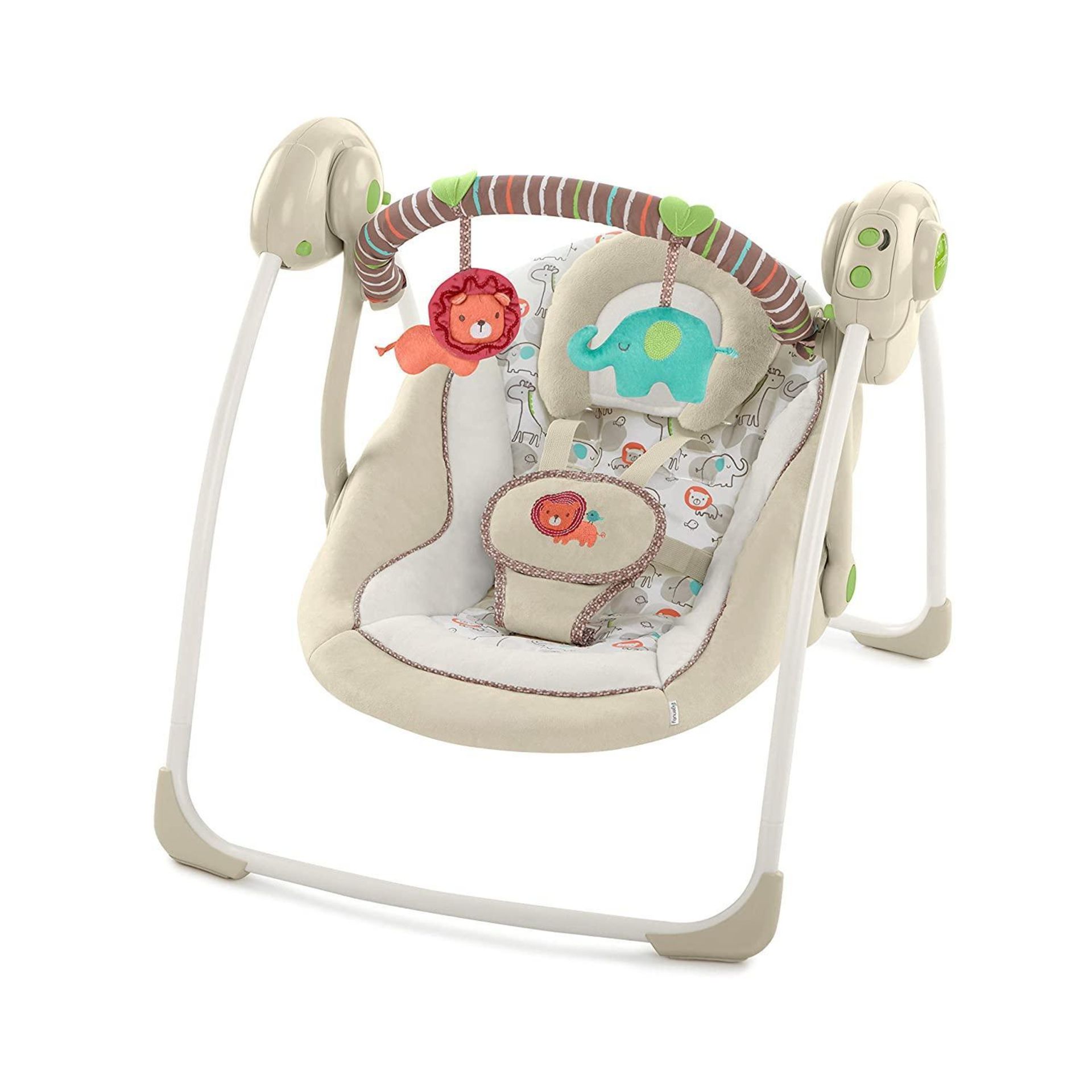 Ingenuity Infant Musical Cozy Kingdom Portable Swing