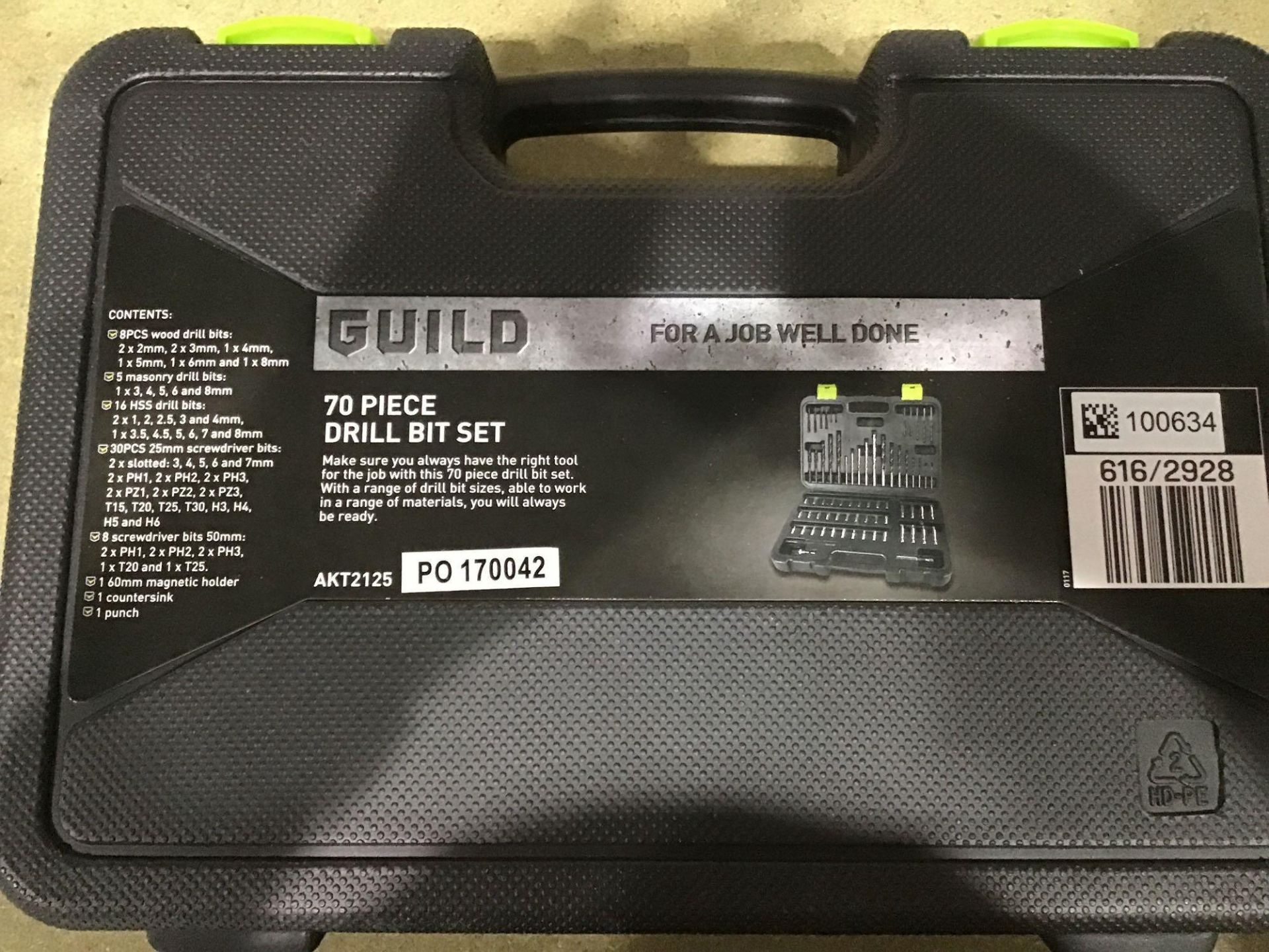 Guild 70 Piece Titanium Drill Bit Set - £15.00 RRP - Image 2 of 3