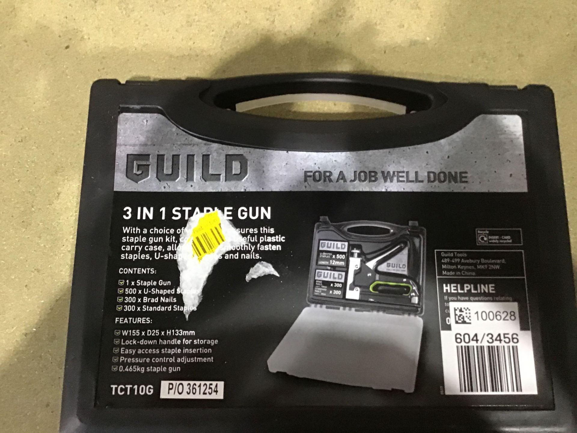 Guild 3-in-1 Manual Nail, Staple and U-Staple Gun - £12.00 RRP - Image 2 of 3