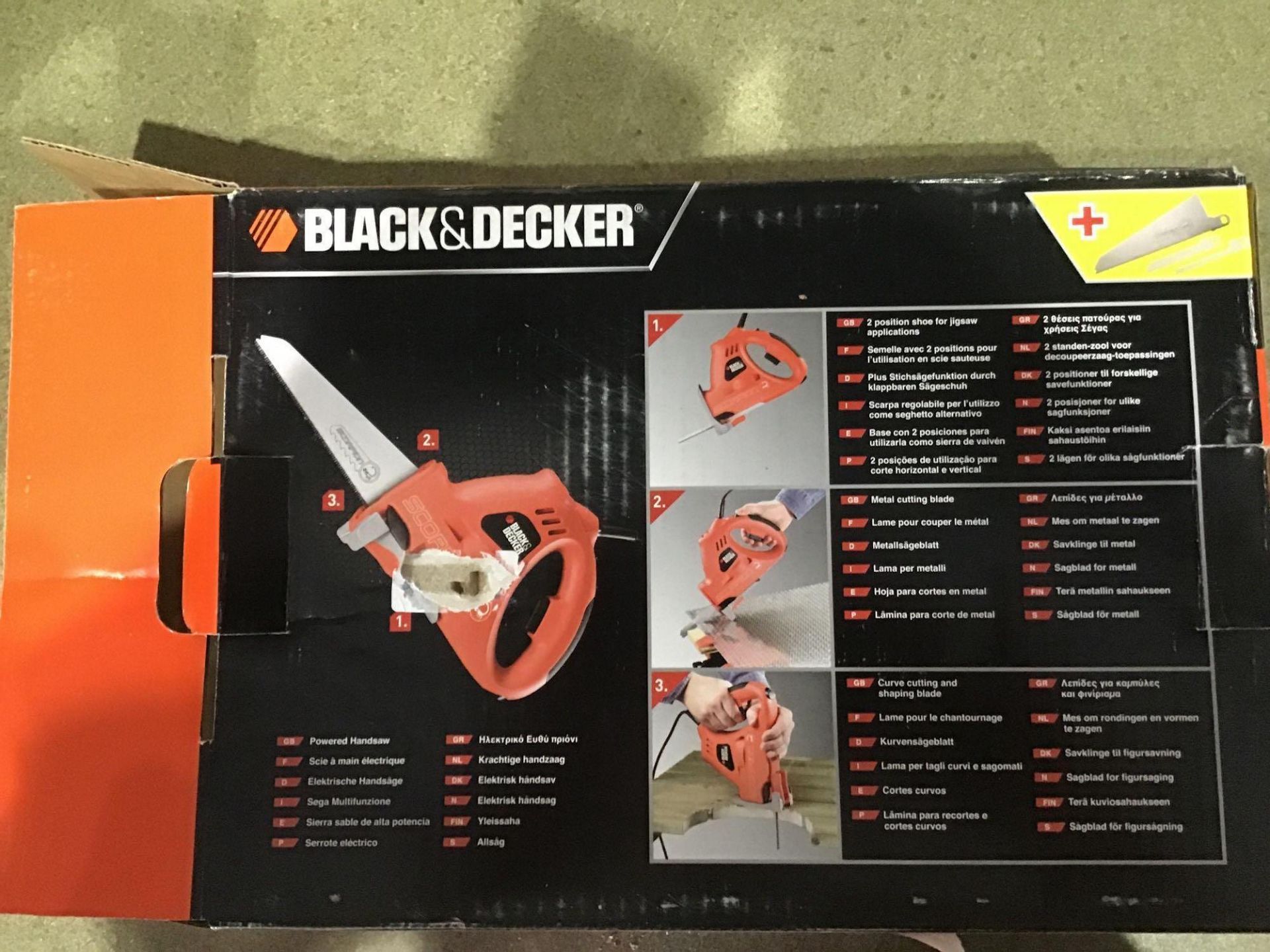 Black + Decker Scorpion Multifunction Saw - 400W - £50.00 RRP - Image 2 of 3