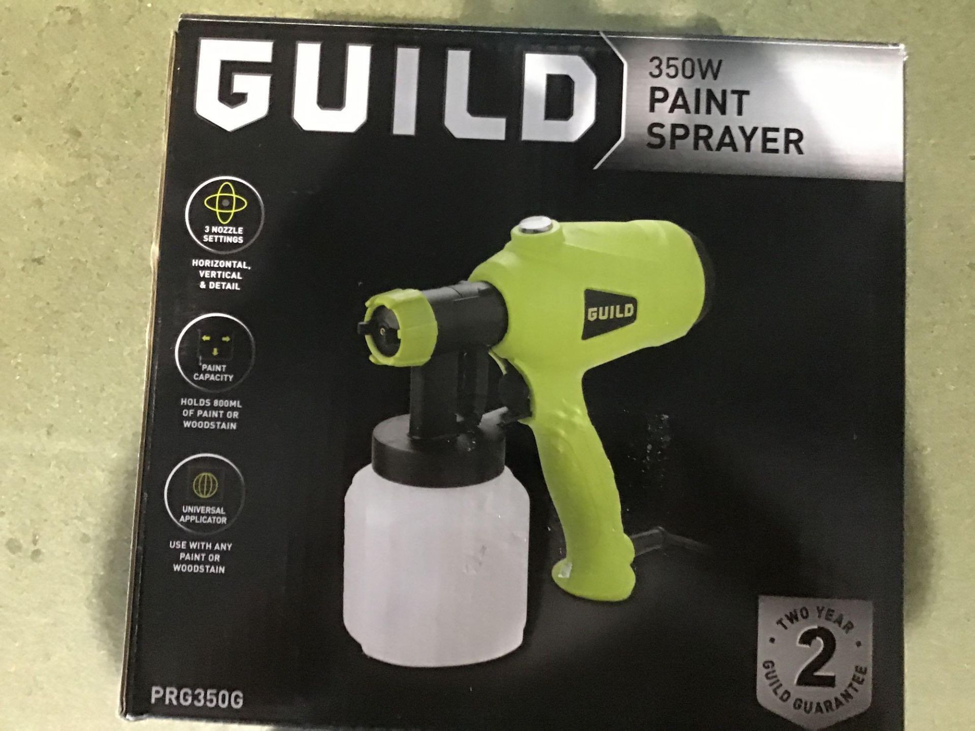 Guild Paint Spray Gun - 350W - £30.00 RRP - Image 2 of 4