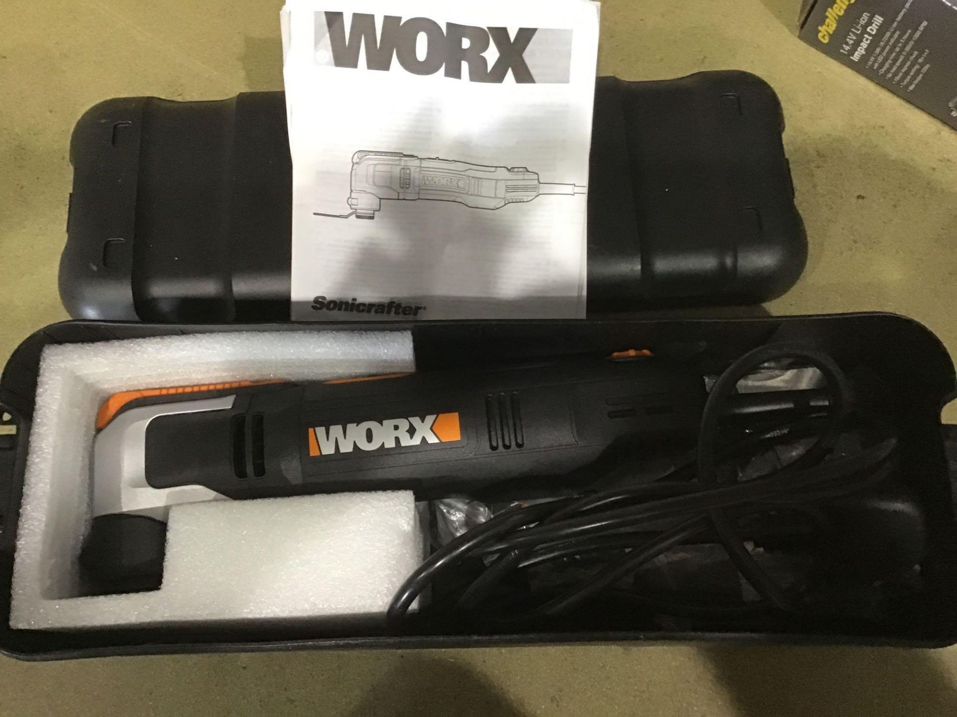 WORX WX686 Sonicrafter and Accessories - £55.00 RRP