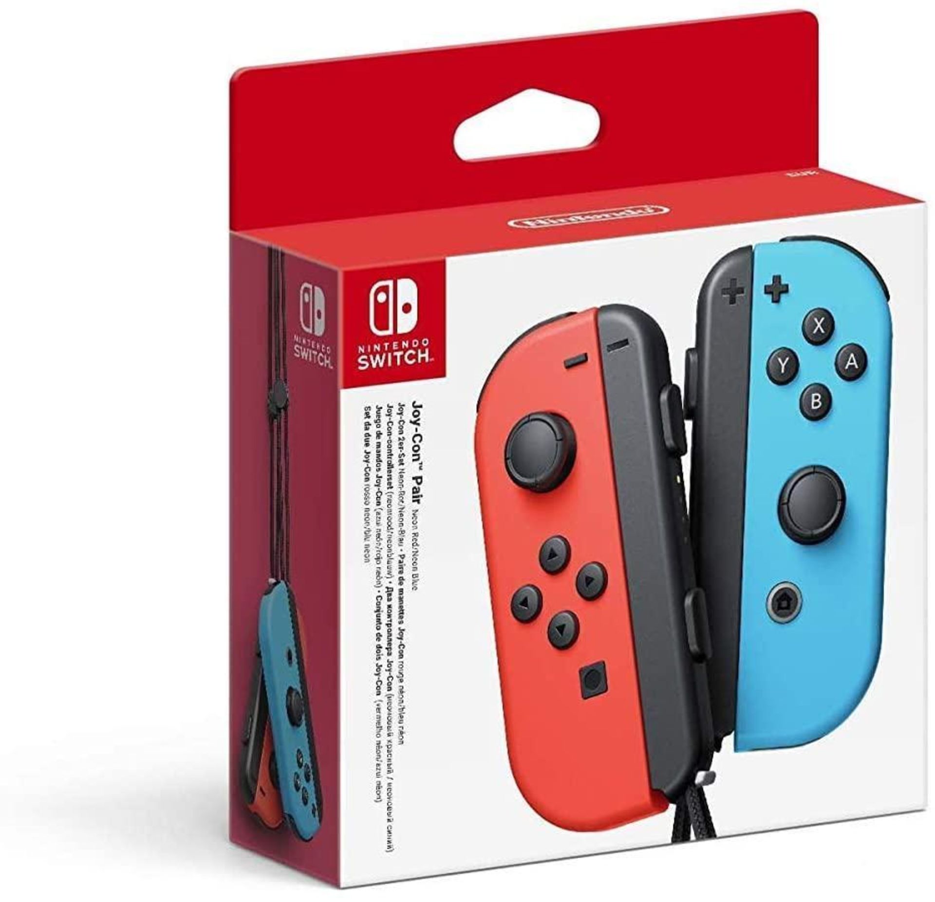 Nintendo Switch Joy-Con Controller Pair - Neon Red and Blue (678/3651) £69.99 RRP