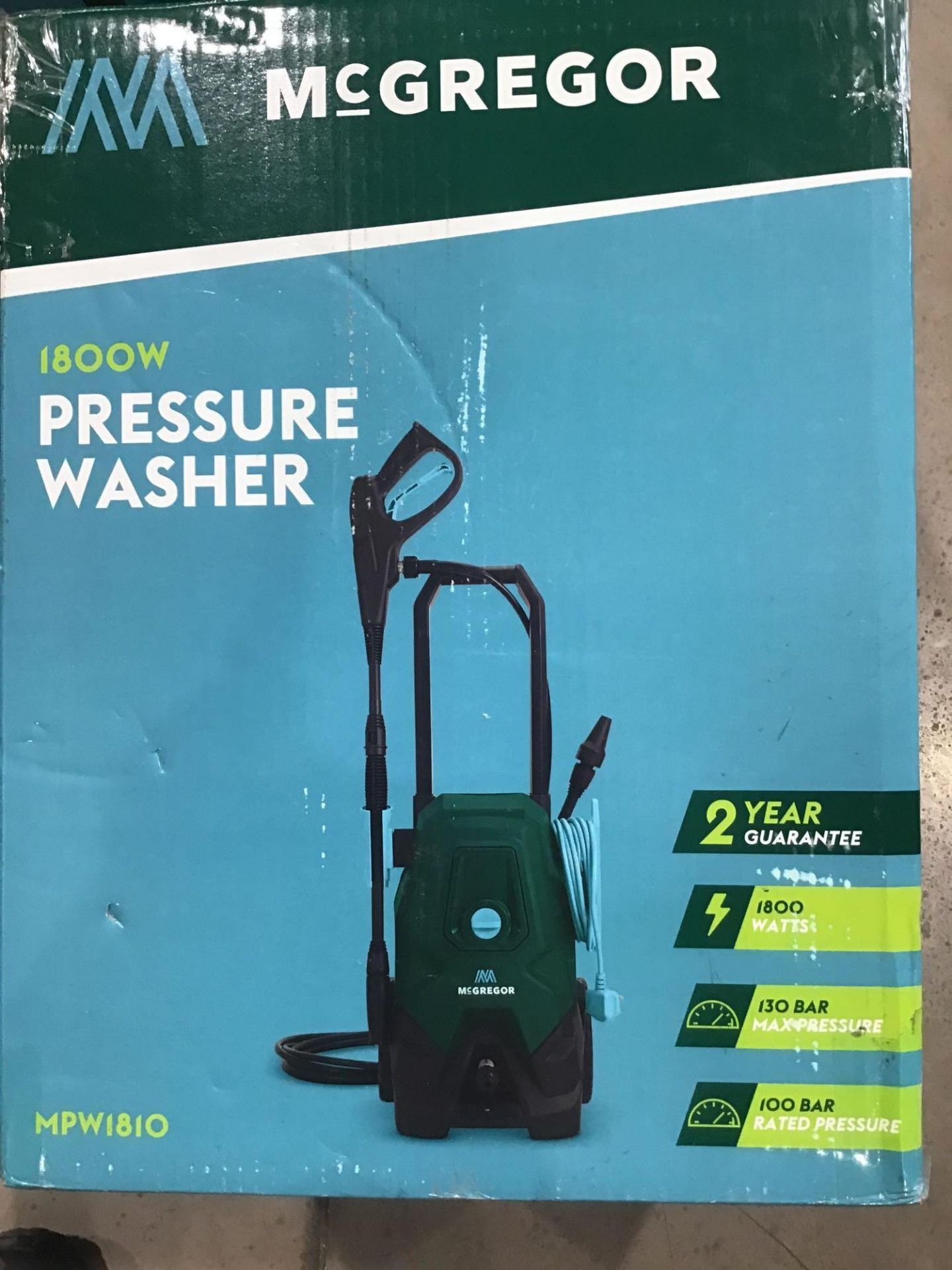 McGregor Pressure Washer - 1800W - £90.00 RRP - Image 2 of 3