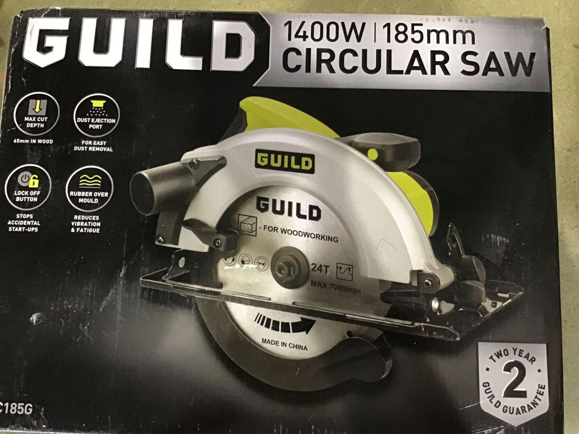 Guild 185mm Circular Saw - 1400W, £50.00 RRP - Image 2 of 4