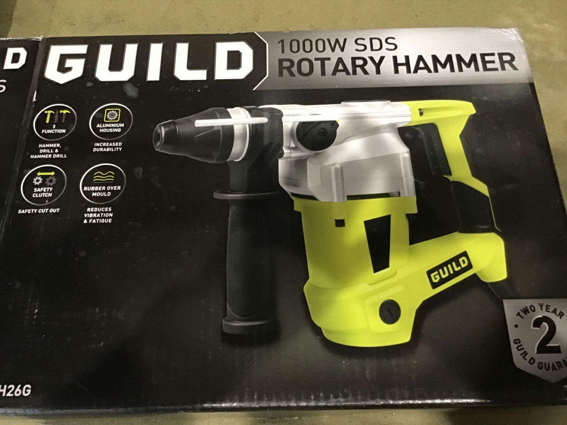 Guild Corded SDS Rotary Hammer Drill - 1000W - £50.00 RRP - Image 2 of 3
