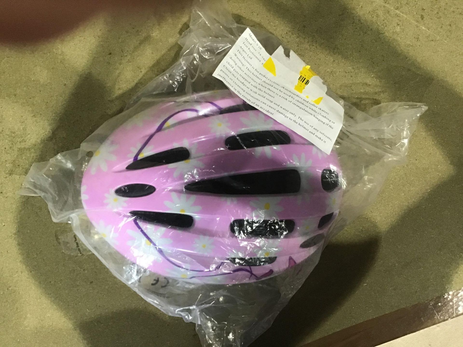 Challenge Bike Helmet Pink/White - Image 2 of 4