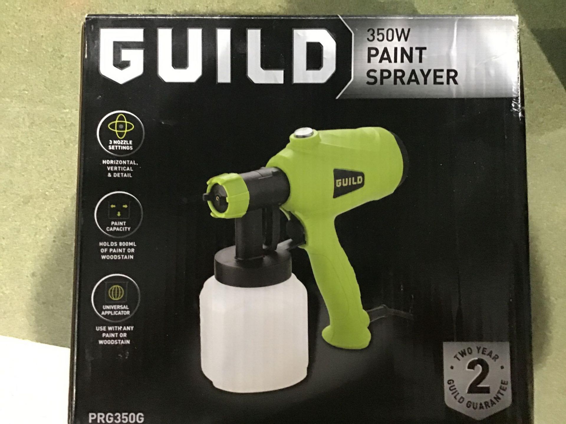 Guild Paint Spray Gun - 350W - £30.00 RRP - Image 2 of 4