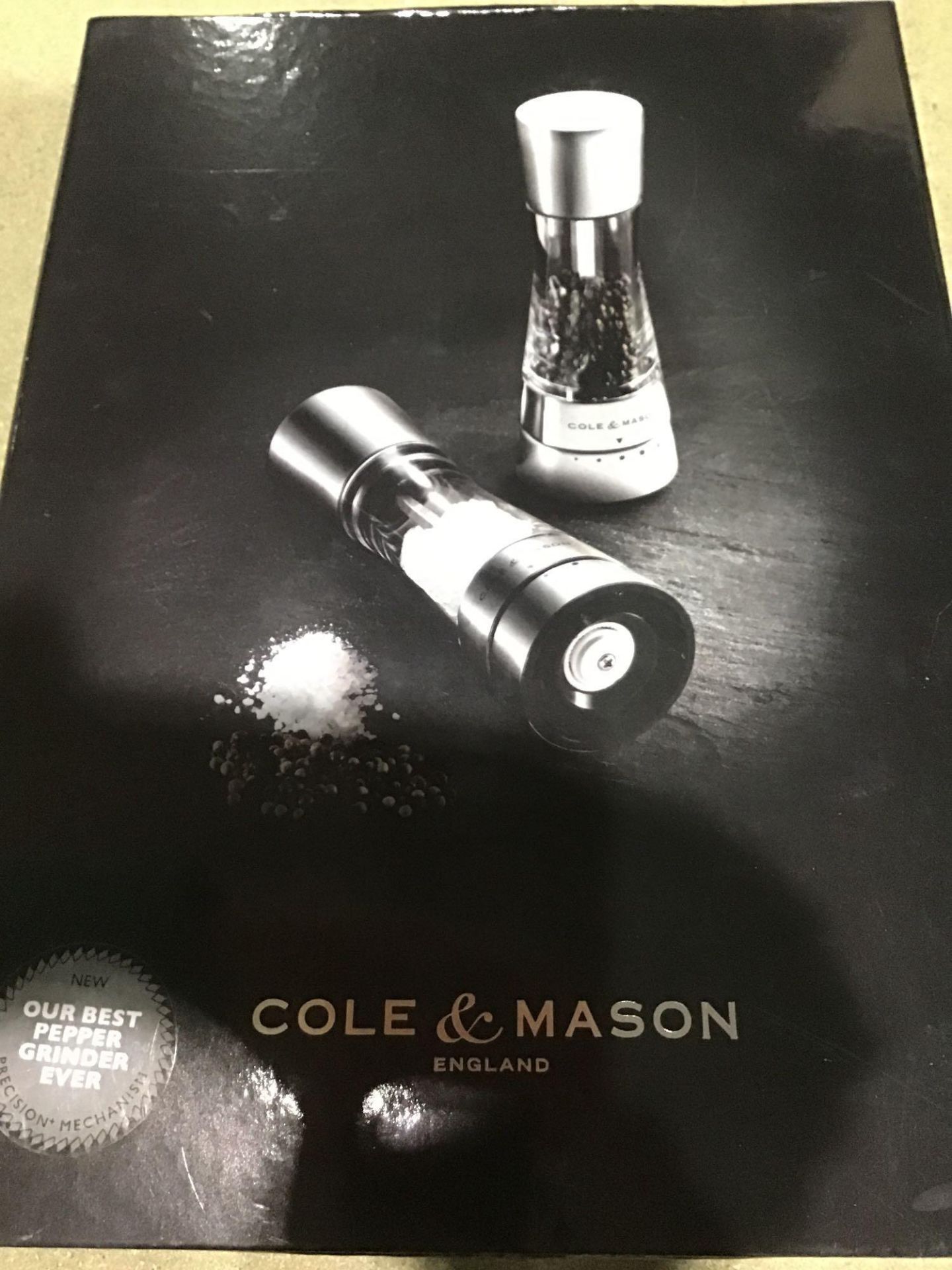 Cole and Mason Derwent Salt and Pepper Gift Set, Stainless Steel - Image 3 of 4