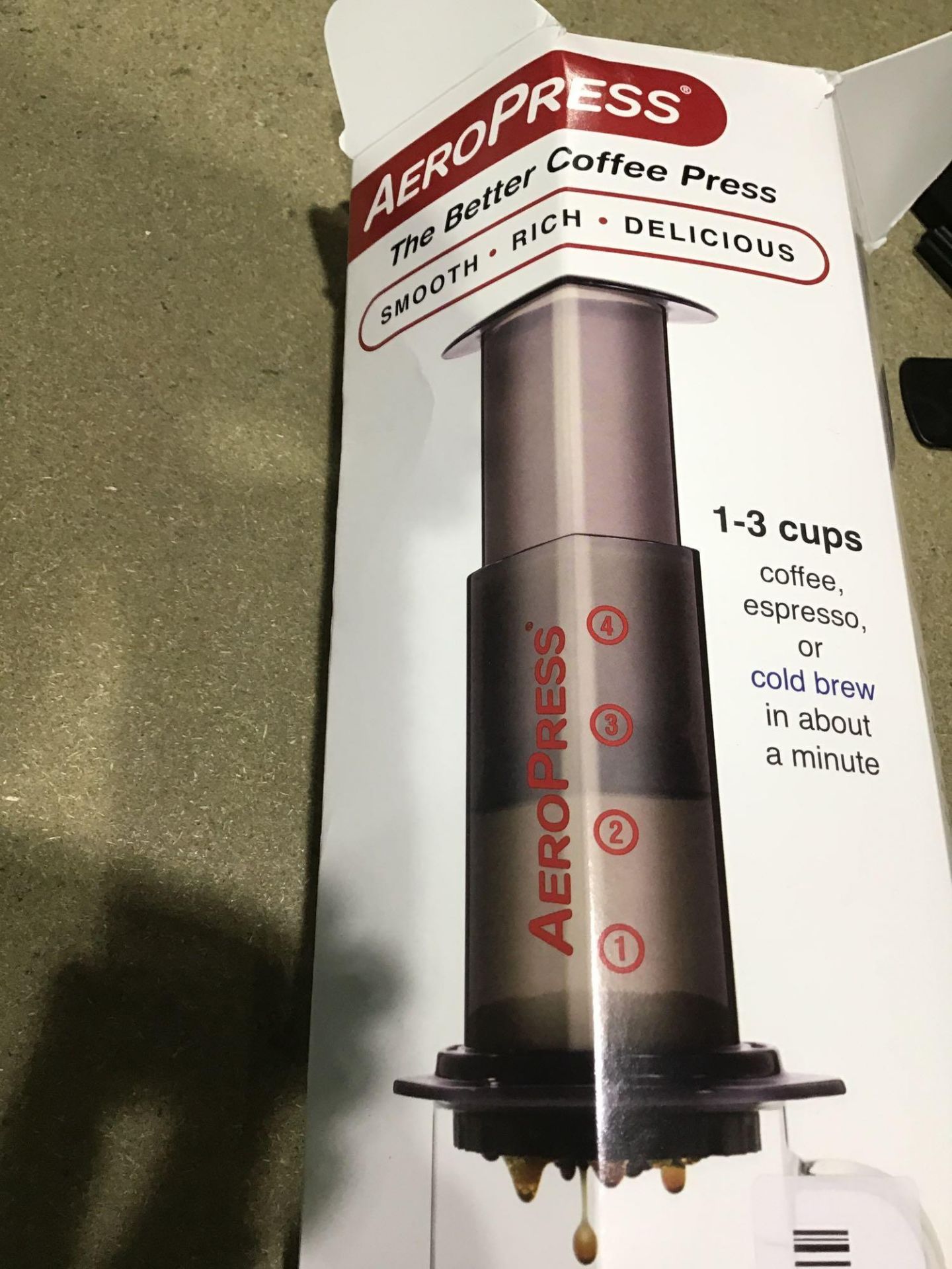 AeroPress Coffee and Espresso Maker - 1 to 3 Cups Per Press - Image 2 of 3