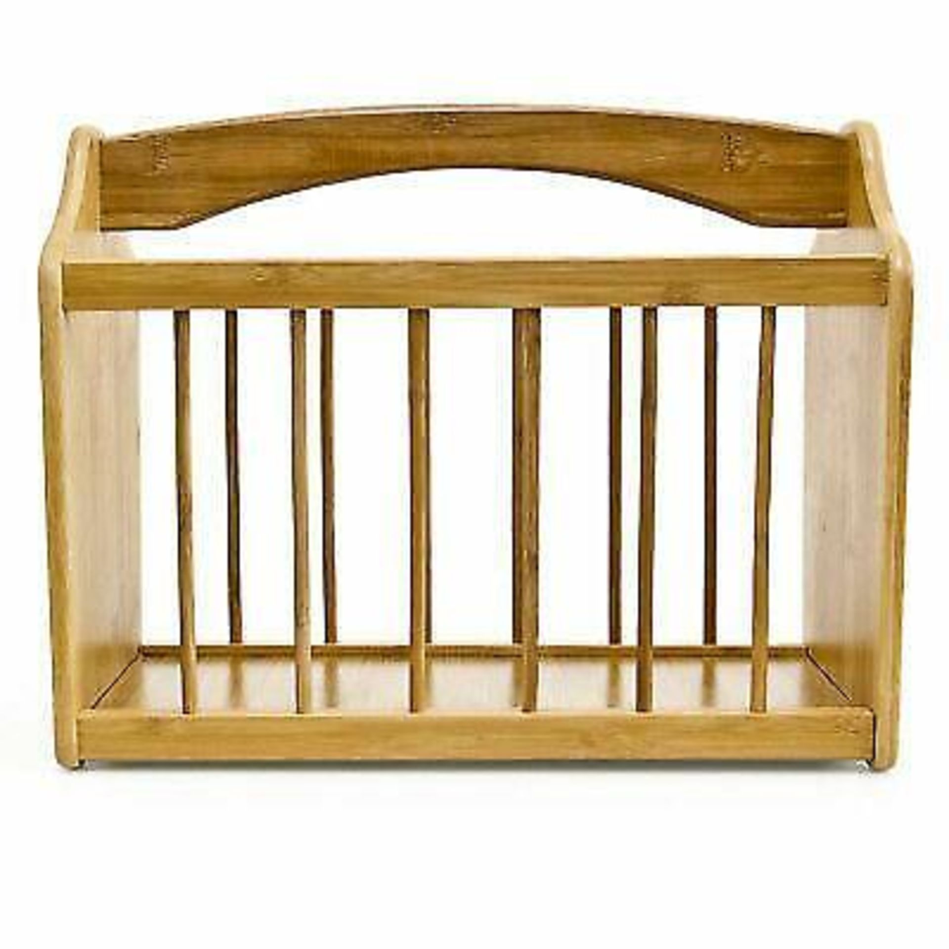 Relaxdays Magazine Racks Bamboo With Handle - £12.95 RRP