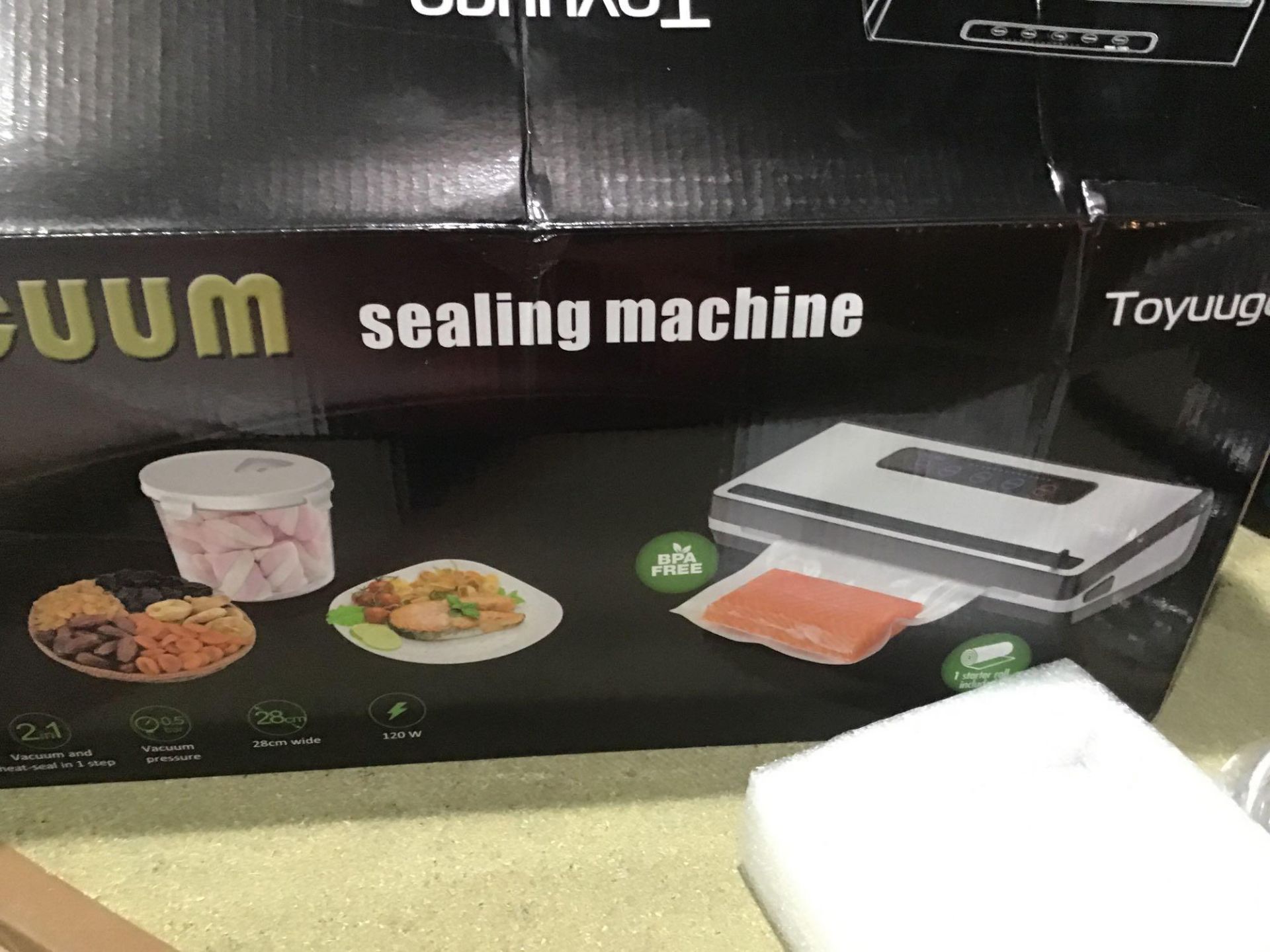 Vacuum Sealer Machine, Toyuugo Upgraded Automatic Food Sealer Saver Vacuum Packing Machine - Image 2 of 4