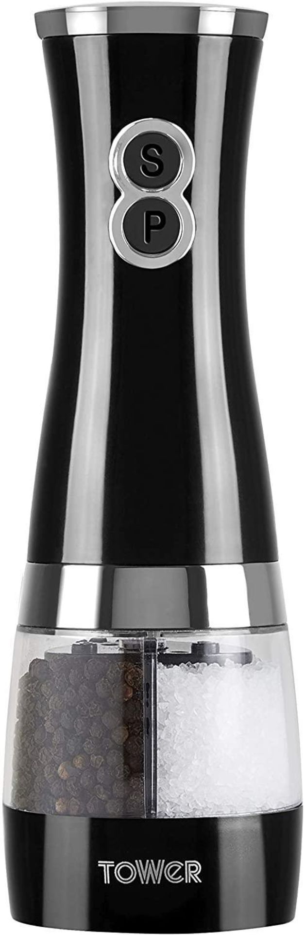 Tower Electric Duo Salt and Pepper Mill, Black £11.95 RRP