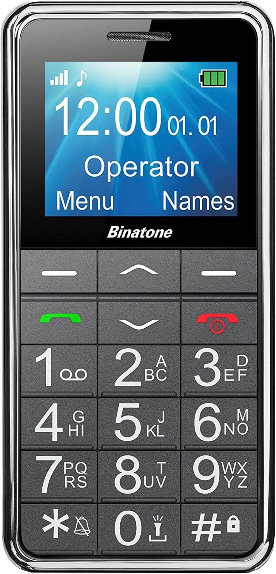 Binatone M250 Big Button GSM Phone - Black