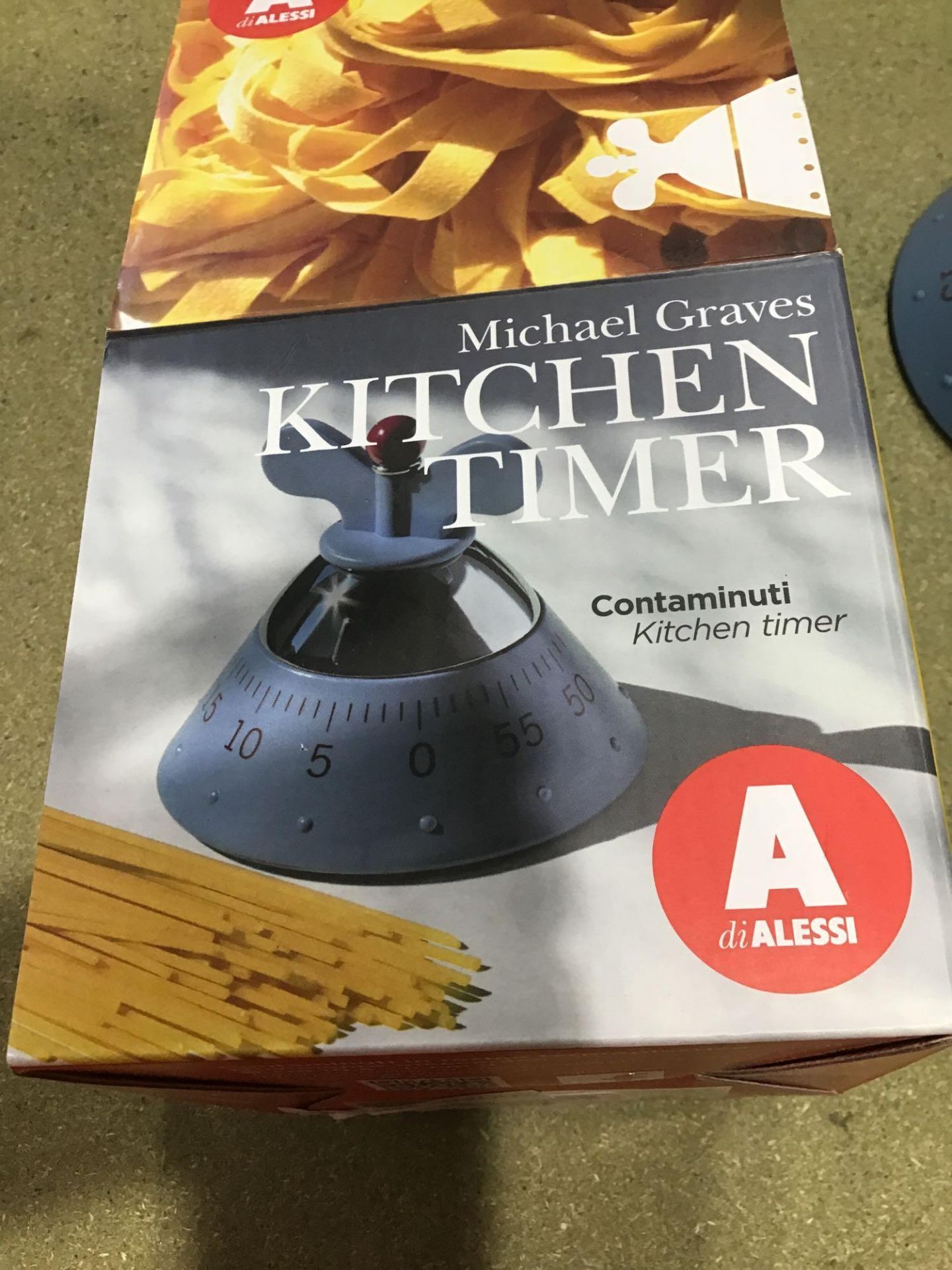 A Di Alessi Michael Graves Kitchen Timer, Blue - Image 3 of 4