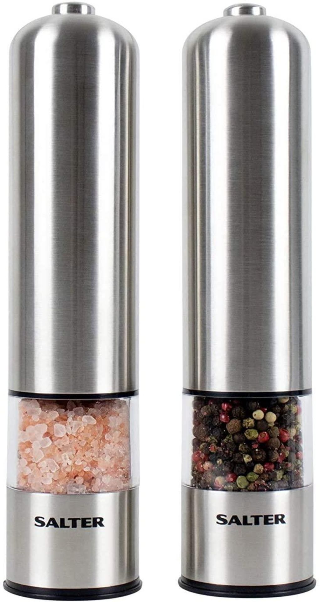 Salter Electric Salt and Pepper Mill Grinder Set £14.03 RRP