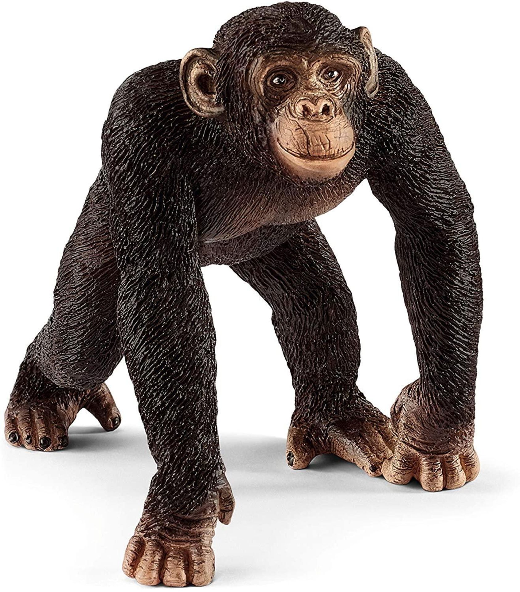 SCHLEICH Wild Life Chimpanzee Male Educational Figurine for Kids Ages 3-8