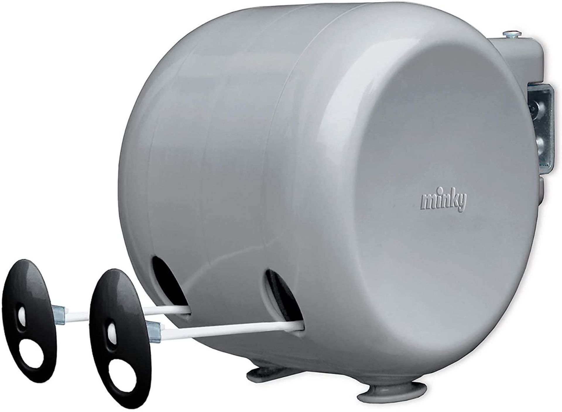 Minky Retractable Duo Reel Washing Line, Grey £13.99 RRP
