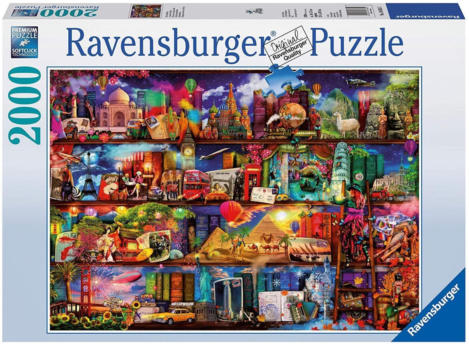 Ravensburger World of Books Puzzle 2000 Piece Jigsaw Puzzle for Adults