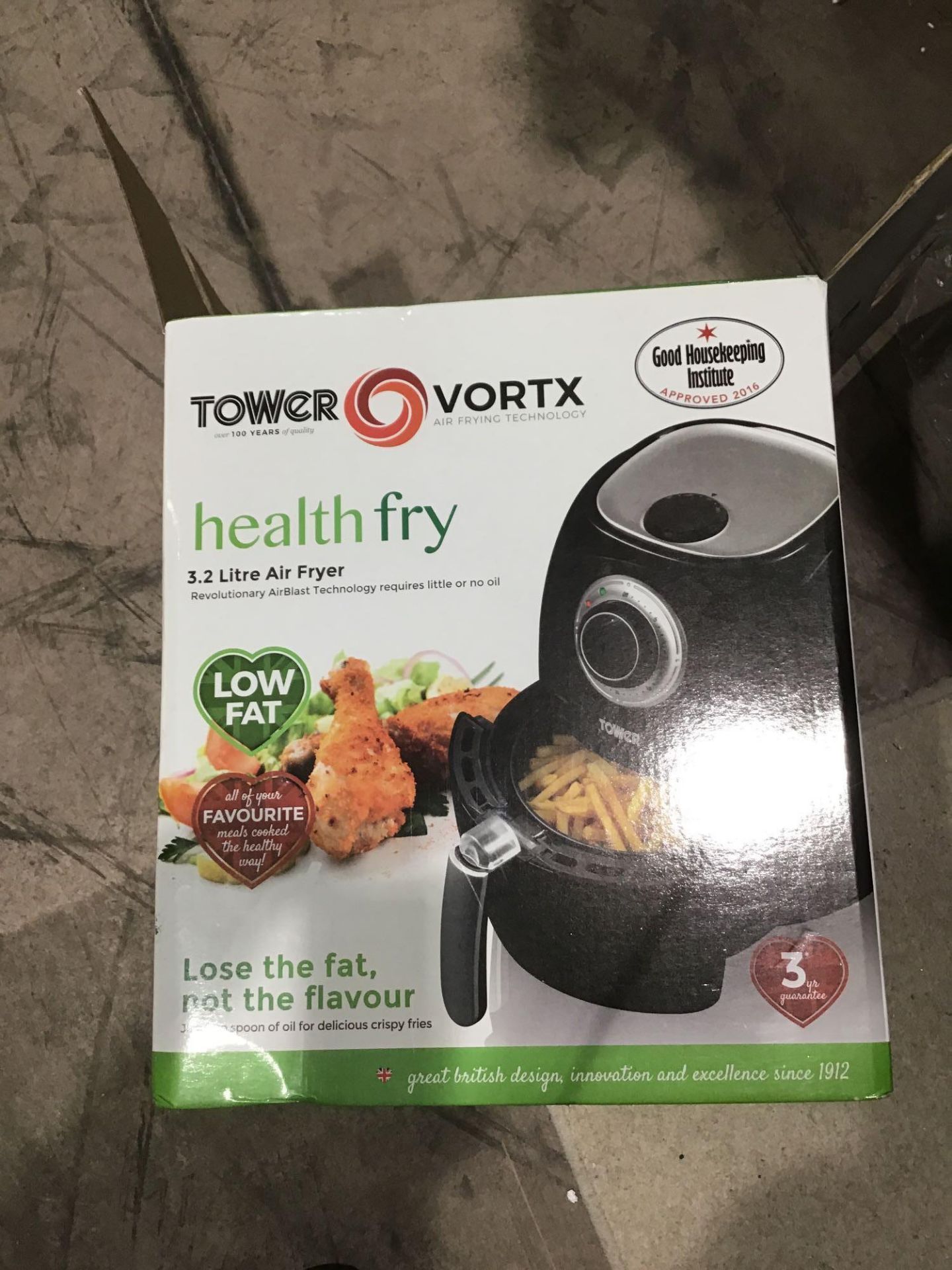 Tower T17005 Air Fryer with Rapid Air Circulation System, VORTX Frying Technology - £49.45 RRP - Image 2 of 4