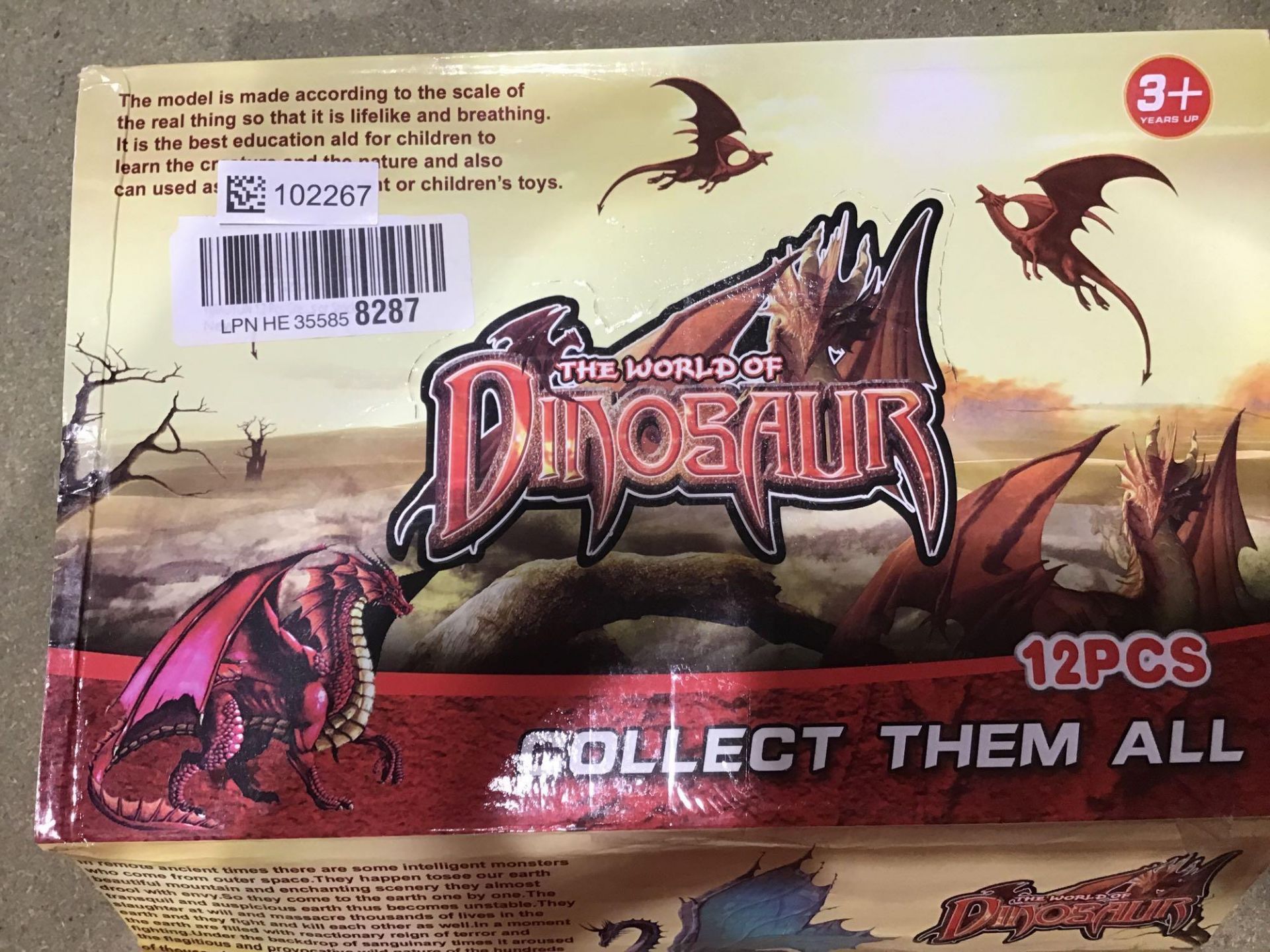 The World of Dinosaur, 12pcs - Image 2 of 3