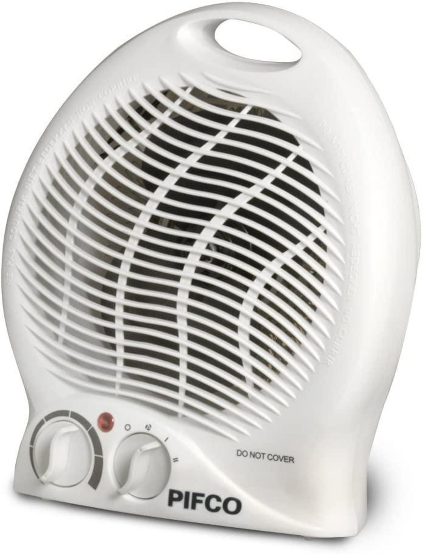 Pifco Upright Portable Fan Heater and Air Cooler, Adjustable Thermostat 2000 W, White £12.99 RRP