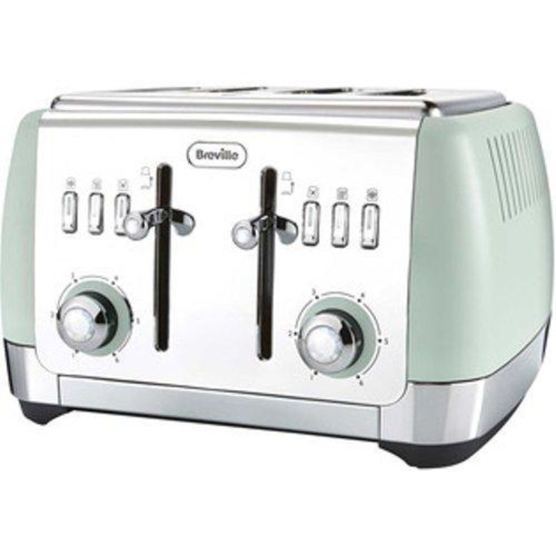 Breville Vtt768 Strata Collection 4 Slice Toaster, Matt Green