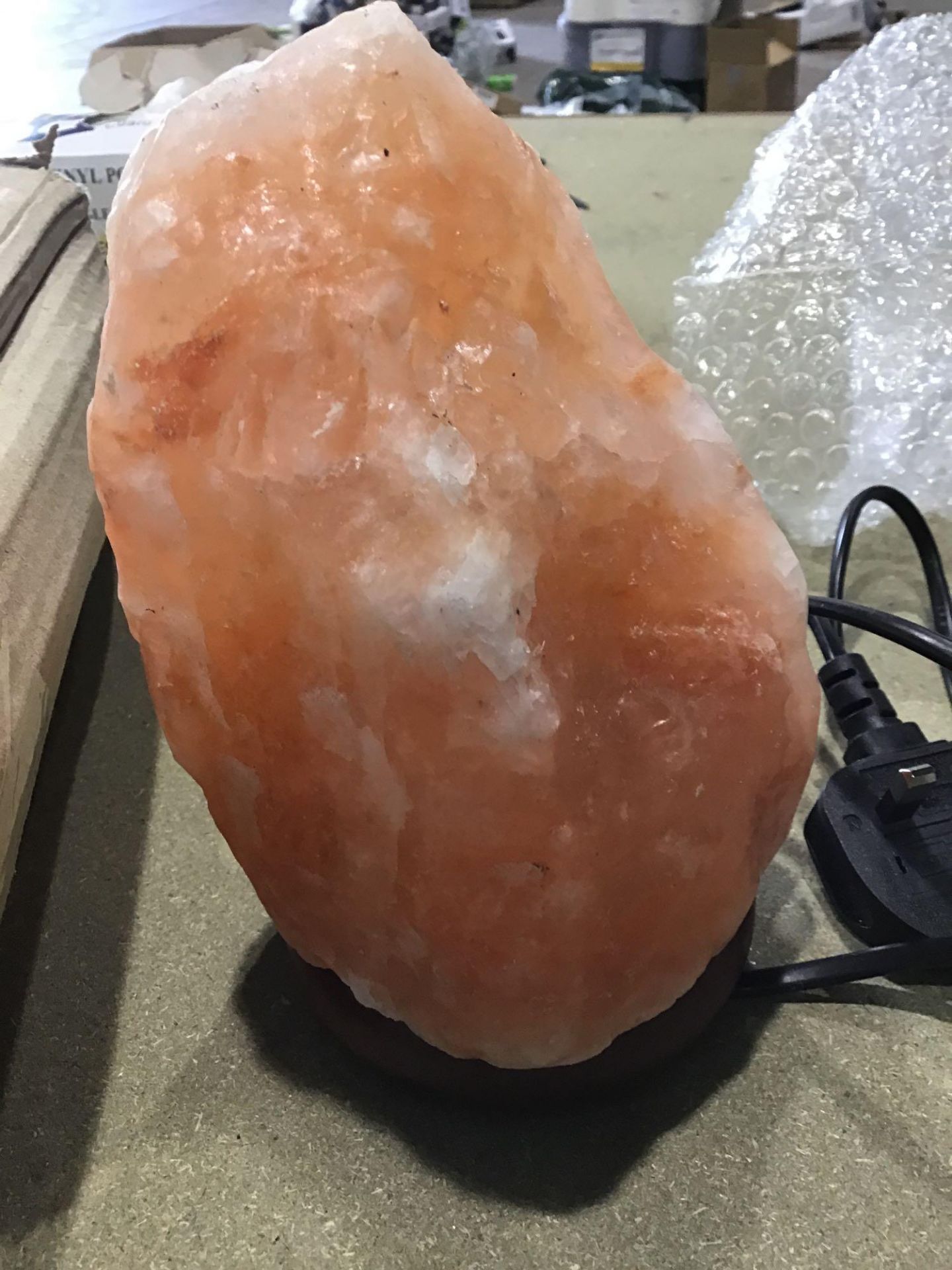 Rock Salt Natural Crystal Lamp