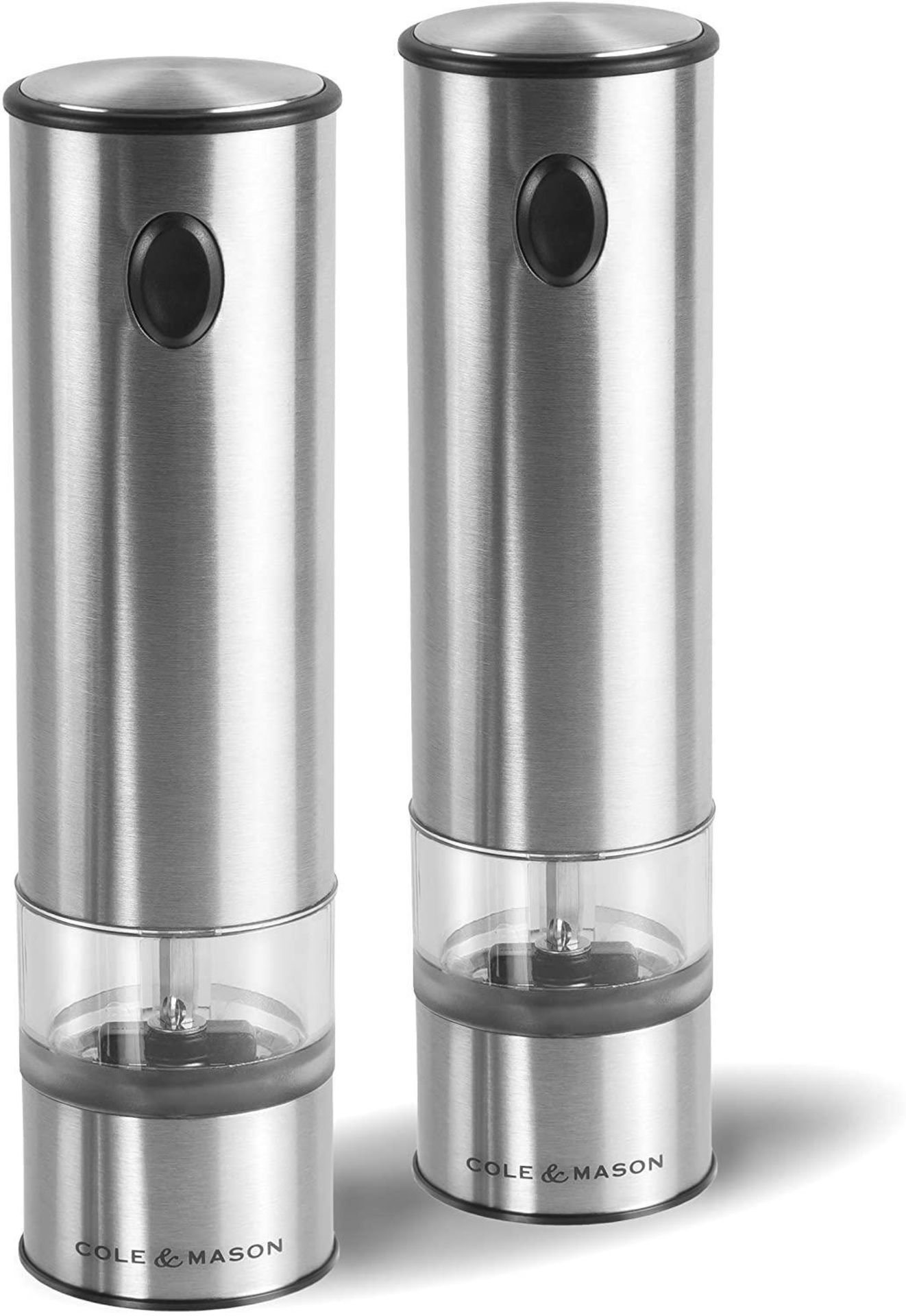 Cole and Mason Electronic Salt and Pepper Mill Gift Set, Stainless Steel/Metallic £31.99 RRP