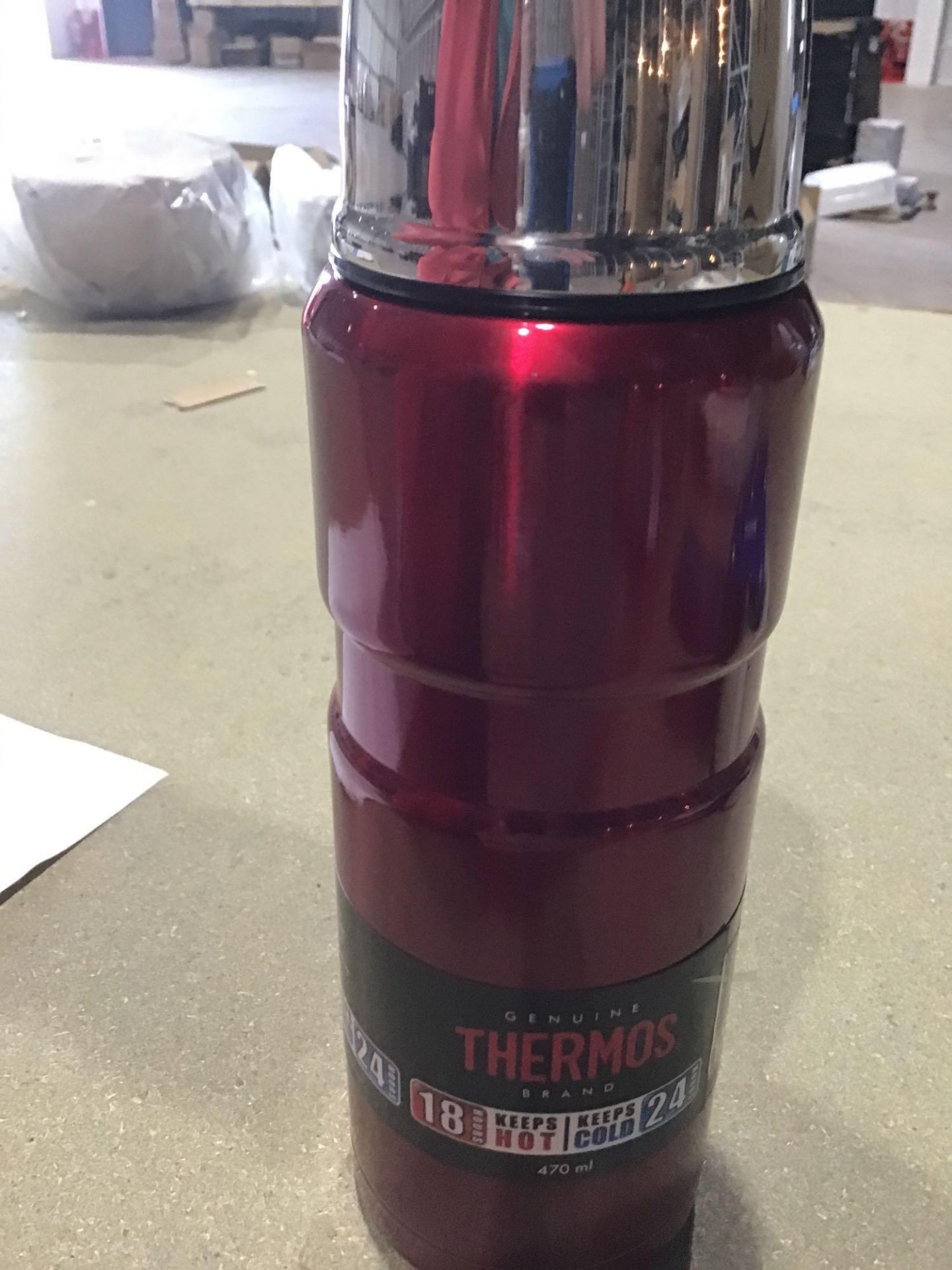 Thermos 470ml Vacuum Insulated Stainless Steel Double Wall Flask - Image 2 of 4