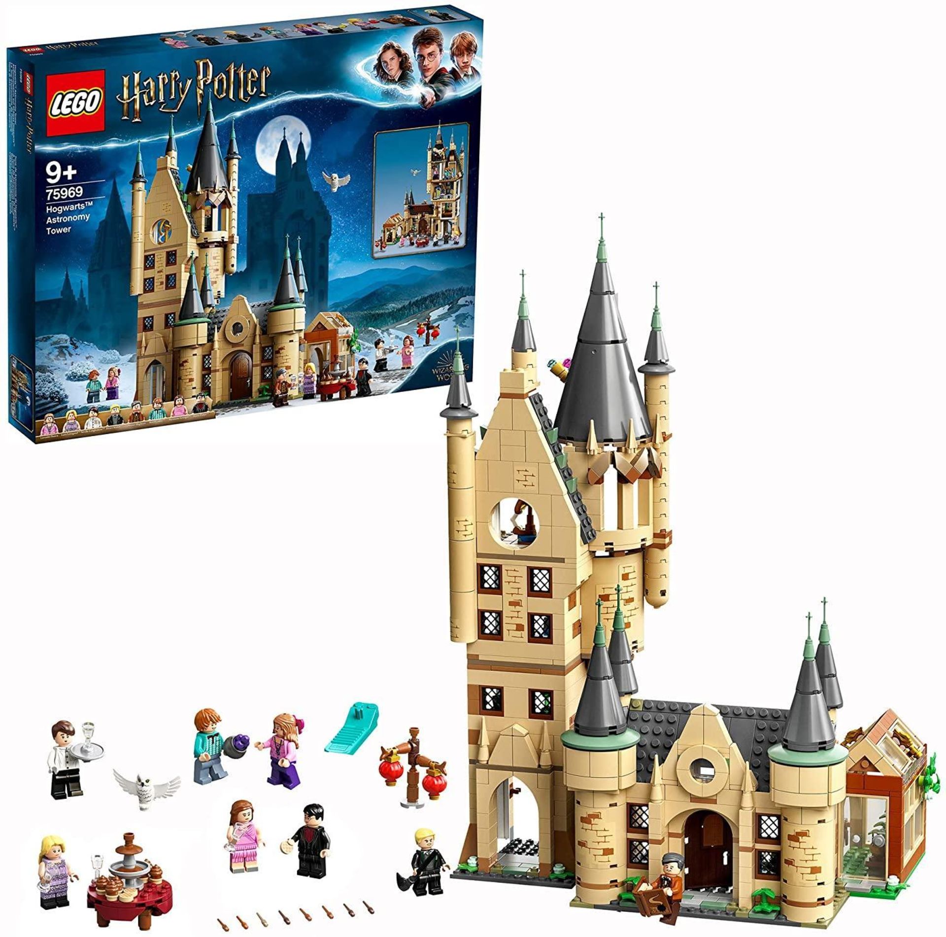 Lego 75969 Harry Potter Hogwarts Castle Astronomy Tower Toy Compatible with Great Hall and Whomping