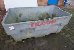 Tilcon 300L Forklift Concrete Bin as Lotted