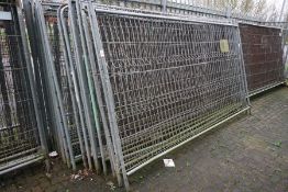 19no. Sections of Heras Fencing