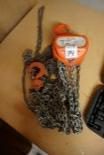 Eller 2 Ton Chain Hoist, Note: This Lot will Require Testing Before Use.