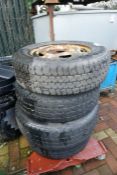 4no.Various Wheels and Tyres as Lotted