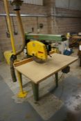 Multico RA6303 Down stroking Radial Arm Chop Saw, Serial Number: 1004