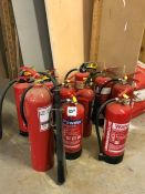 10no. Various Fire Extinguishers, Note: This lot may require test before use