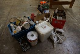 Quantity of Various Used Paints, Solvents & Fixture and Fittings as Illustrated